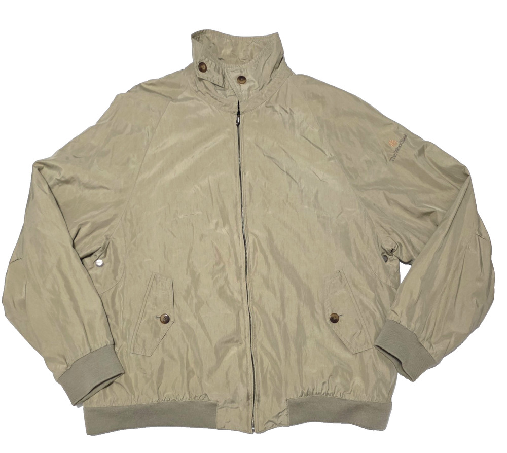 VTG Bobby Jones Collection "The Woodlands" Sz Large Silk Golf Windbreaker Jacket
